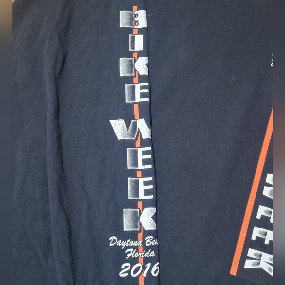 Mens 3XL 2016 Daytona Beach 75th Anniversary Long Sleeve Tee Shirt Biker C66 - Picture 6 of 6